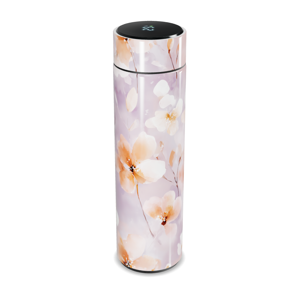 Garrafa Térmica Touch - Floral Rosa Digital