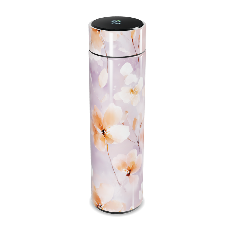 Garrafa Térmica Touch - Floral Rosa Digital