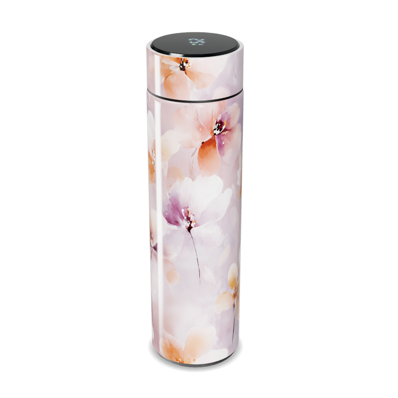 Garrafa Térmica Touch - Floral Rosa Digital