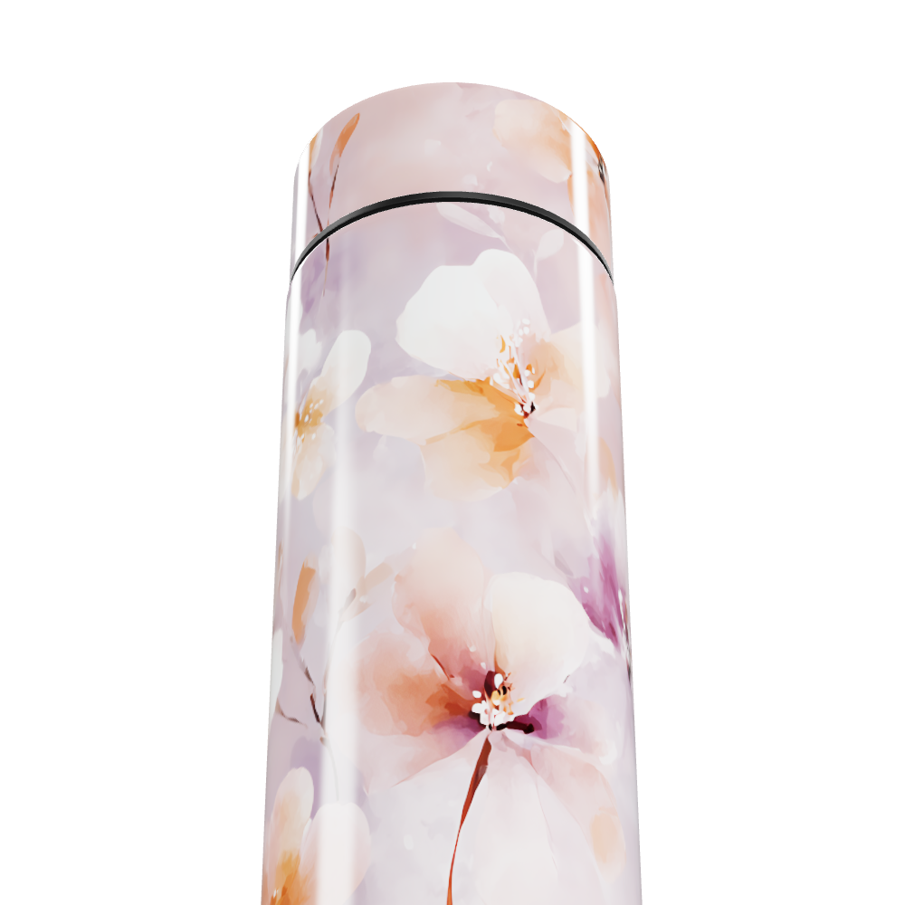 Garrafa Térmica Touch - Floral Rosa Digital