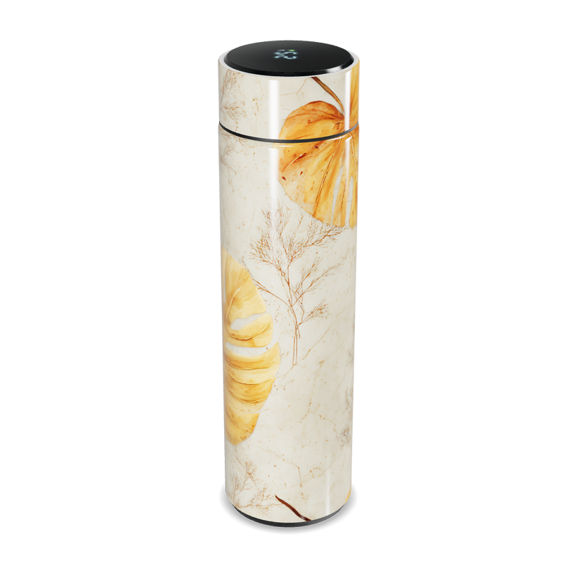 Garrafa Térmica Touch - Floral Bege