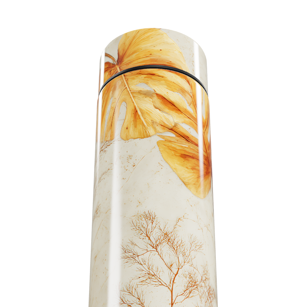 Garrafa Térmica Touch - Floral Bege