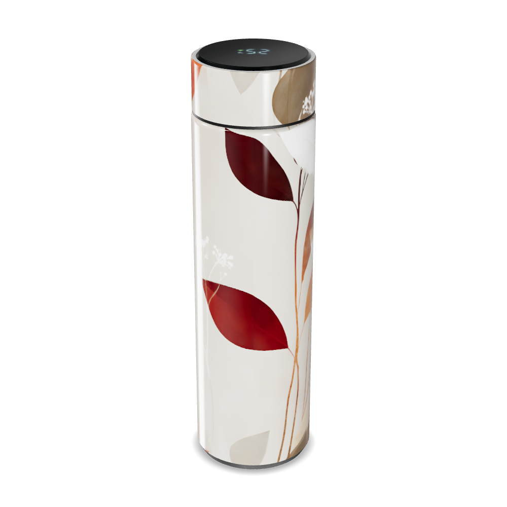Garrafa Térmica Touch - Floral Folhas Outono