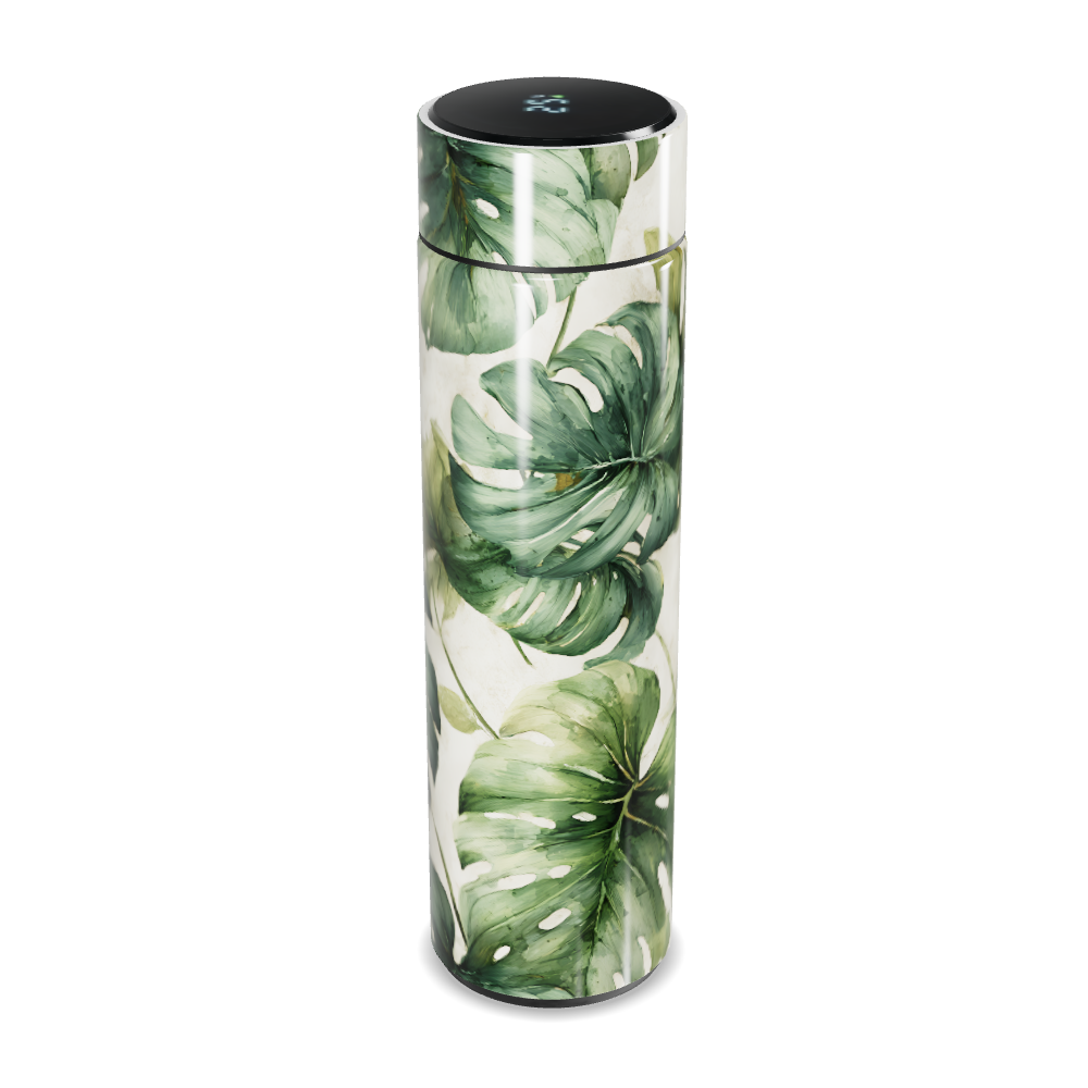 Garrafa Térmica Touch - Folhagem Verde