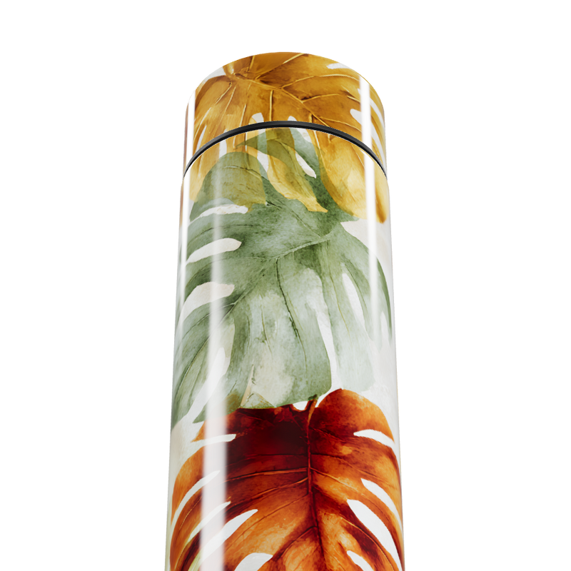 Garrafa Térmica Touch - Folhas Tropicais