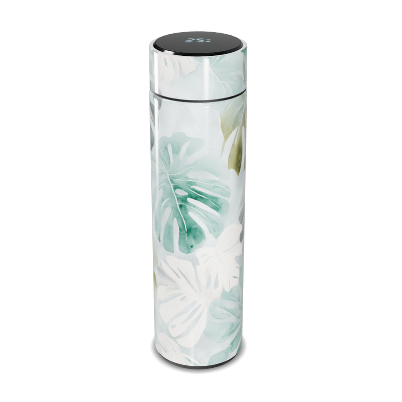 Garrafa Térmica Touch - Folhagem Verde