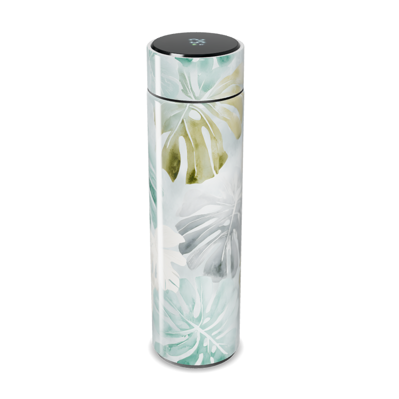 Garrafa Térmica Touch - Folhagem Verde