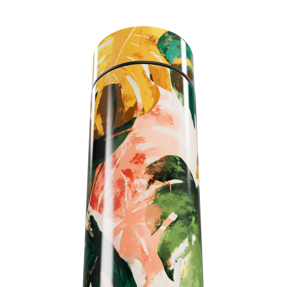 Garrafa Térmica Touch - Estampa Tropical Colorida