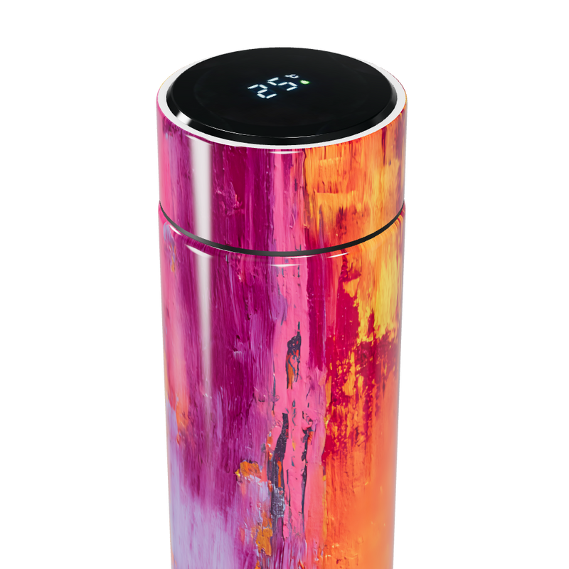 Garrafa Térmica Touch - Estampa Colorida Digital