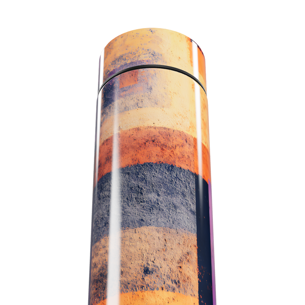 Garrafa Térmica Touch - Listras Coloridas