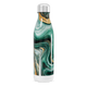 Garrafa Inox - Estampa Mármore Verde