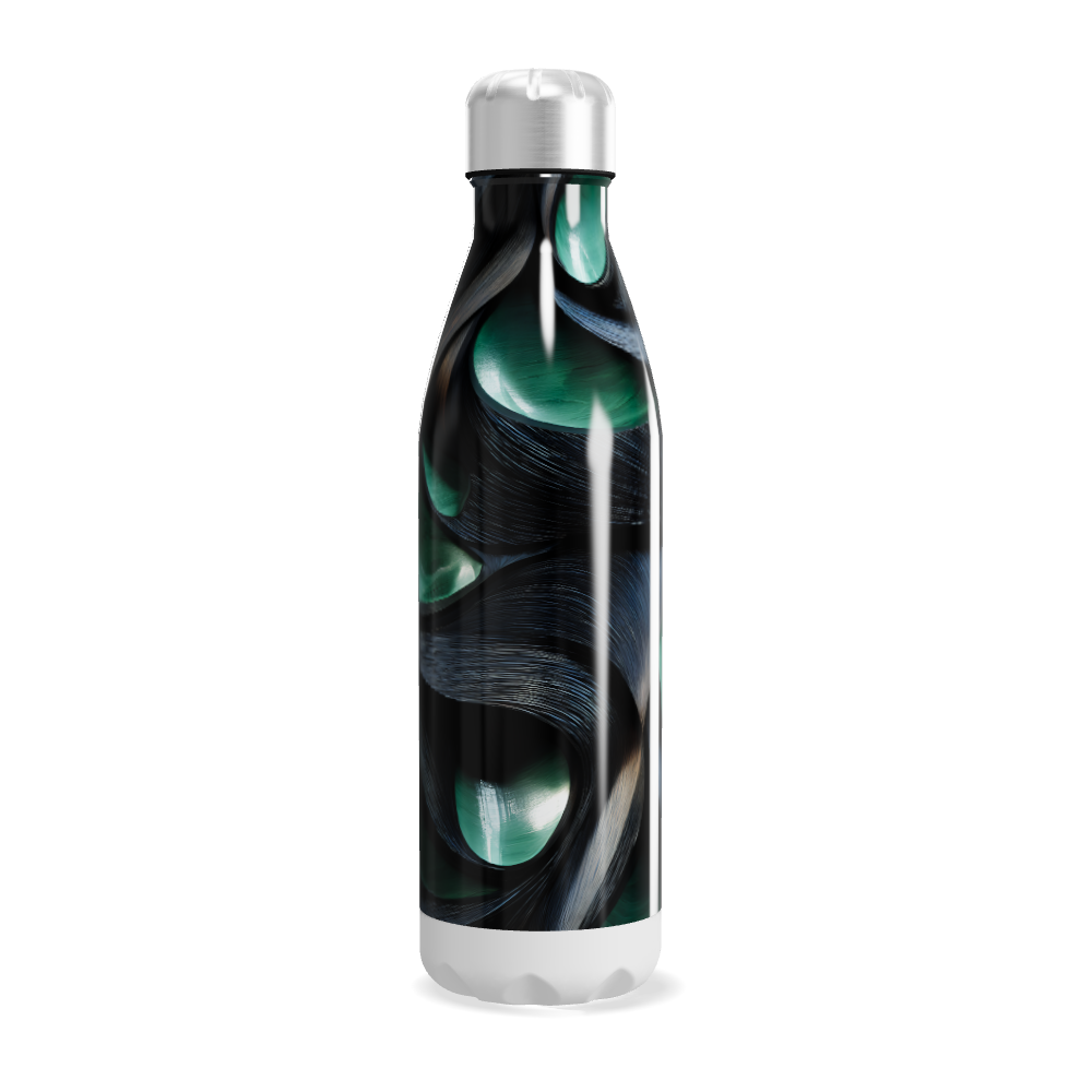Garrafa Inox - Estampa Abstrata Colorida