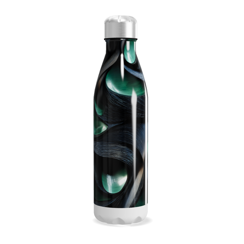 Garrafa Inox - Estampa Abstrata Colorida