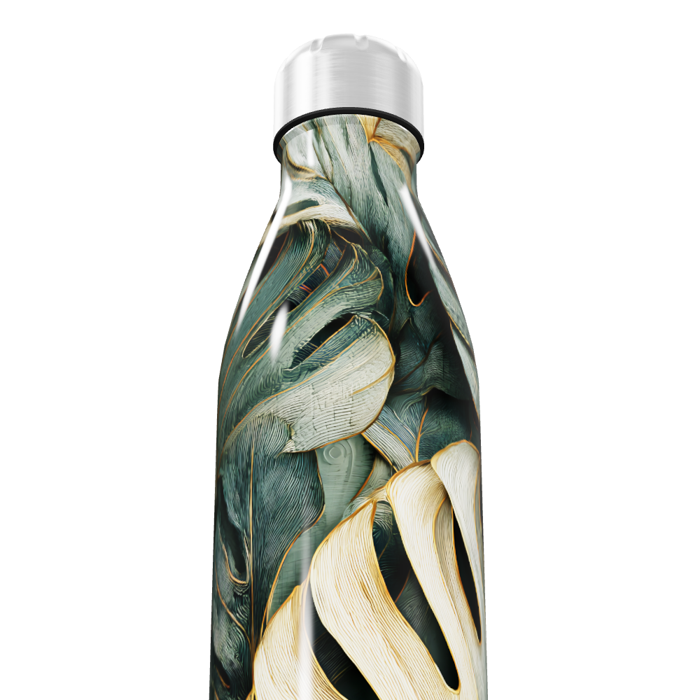 Garrafa Inox - Folhagem Tropical 500ml
