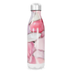 Garrafa Inox - Estampa Rosa e Branca