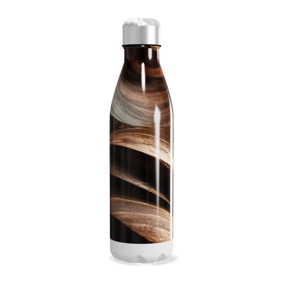 Garrafa Inox - Marrom Madeira 500ml