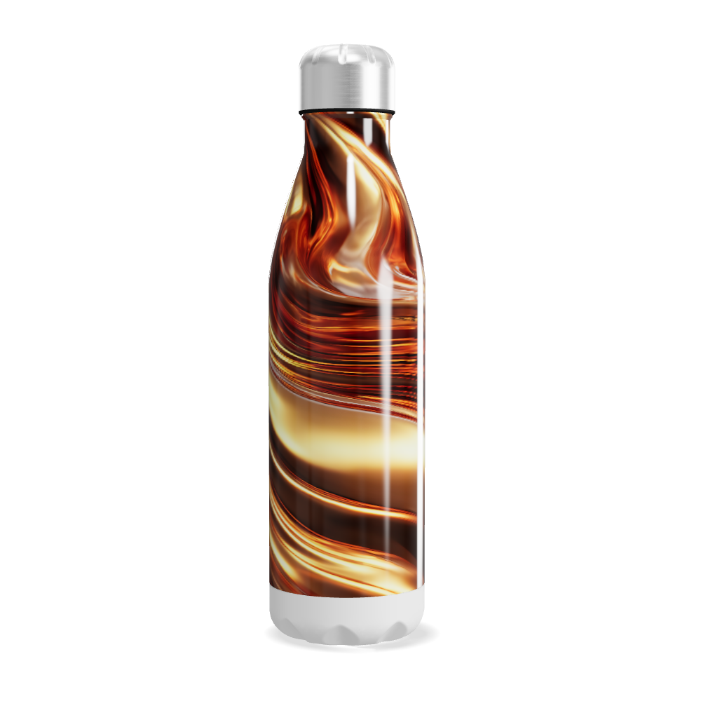 Garrafa Inox - Estampa Marmorizada Colorida
