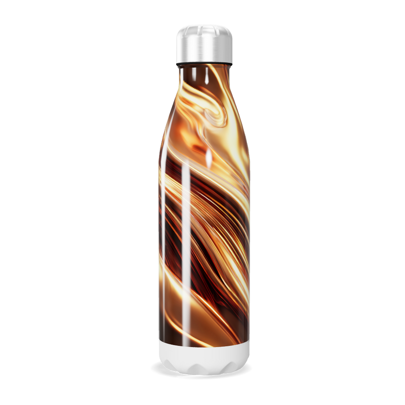 Garrafa Inox - Estampa Marmorizada Colorida