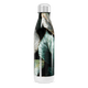 Garrafa Inox - Folhas Verde e Branco