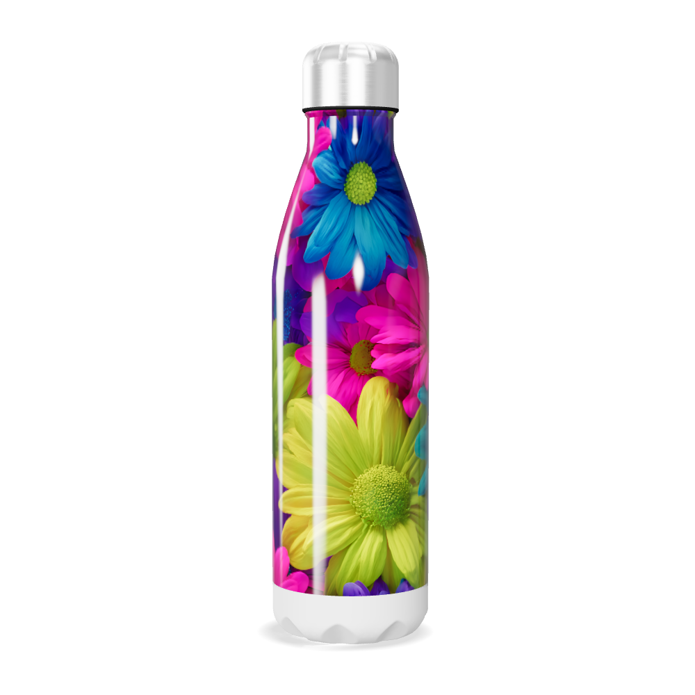 Garrafa Inox - Estampa Floral Colorida