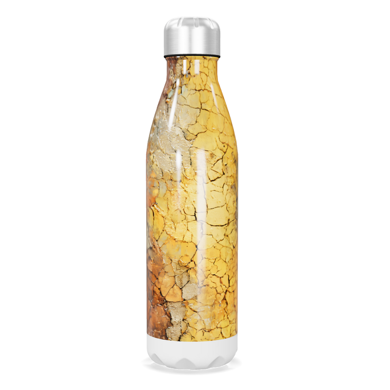 Garrafa Inox - Textura Amarela Terrosa