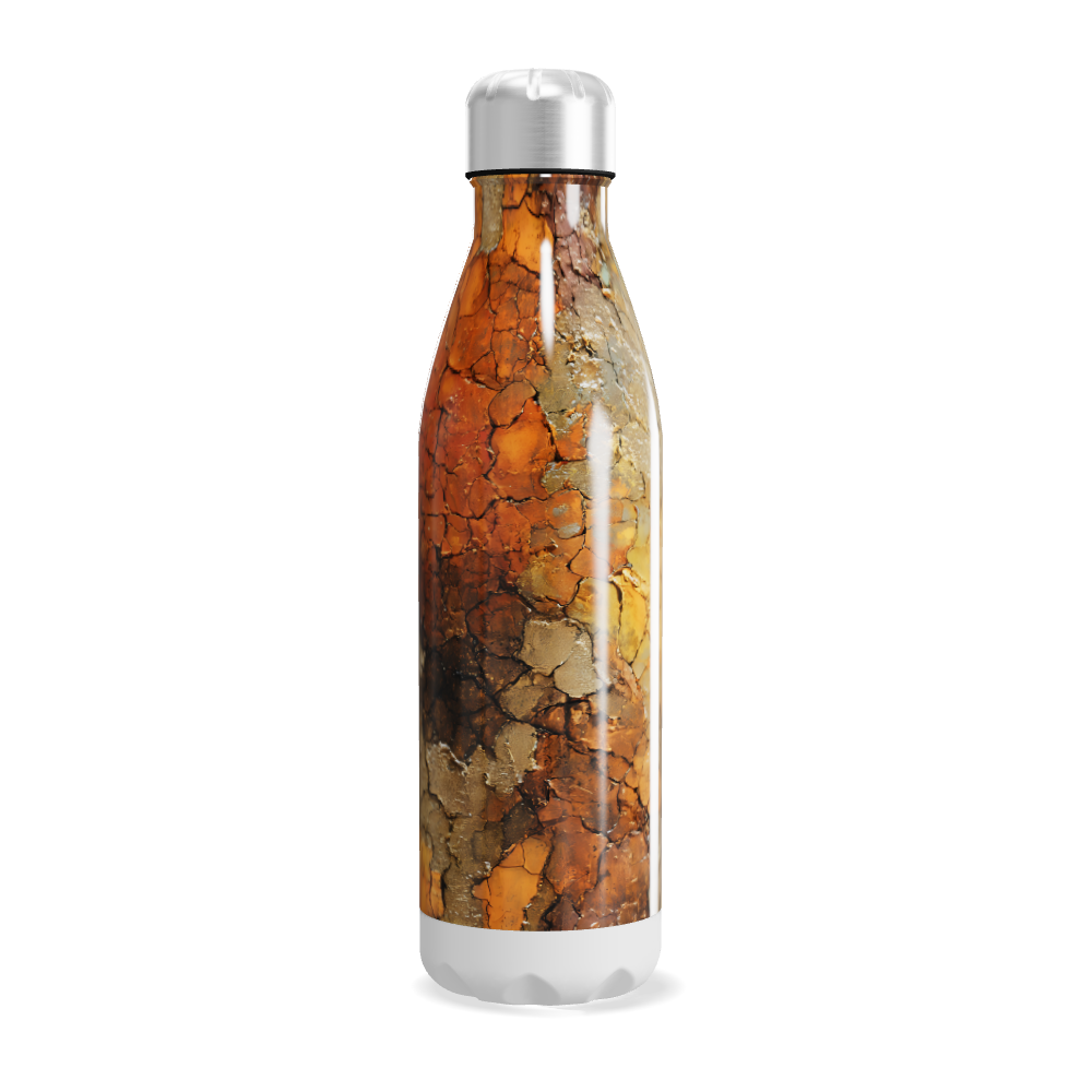 Garrafa Inox - Textura Amarela Terrosa