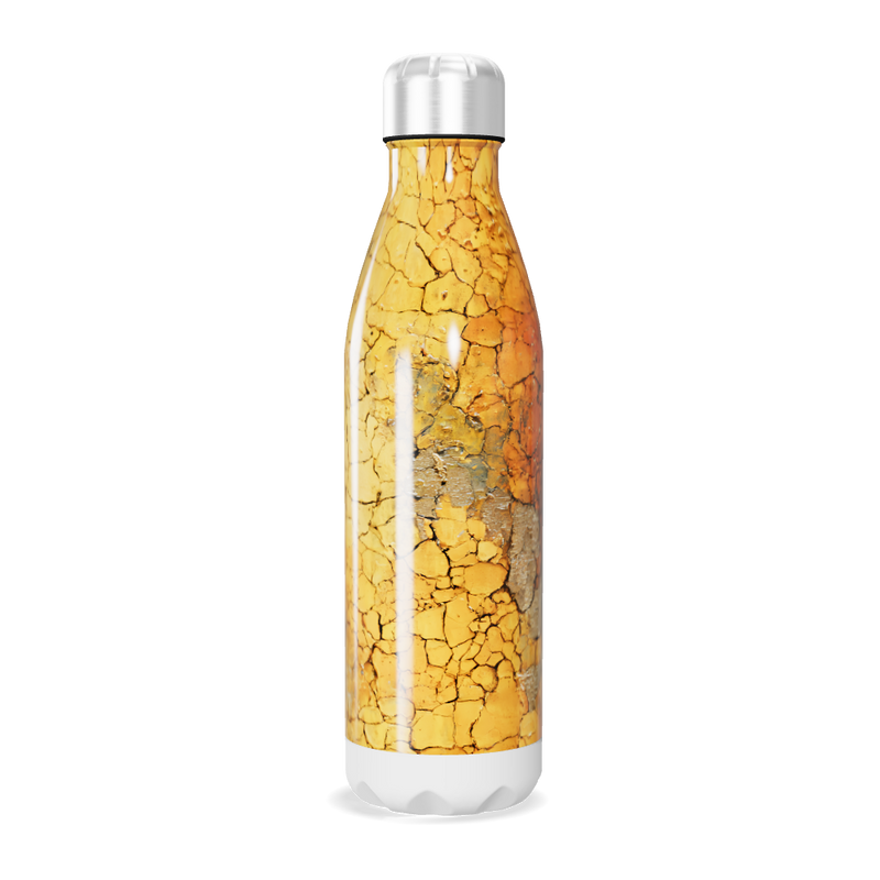 Garrafa Inox - Textura Amarela Terrosa