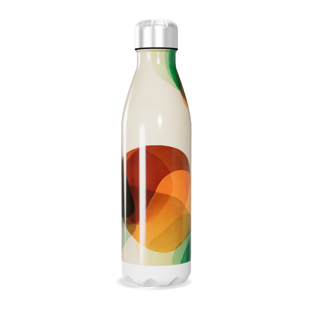 Garrafa Inox - Estampa Colorida Abstrata