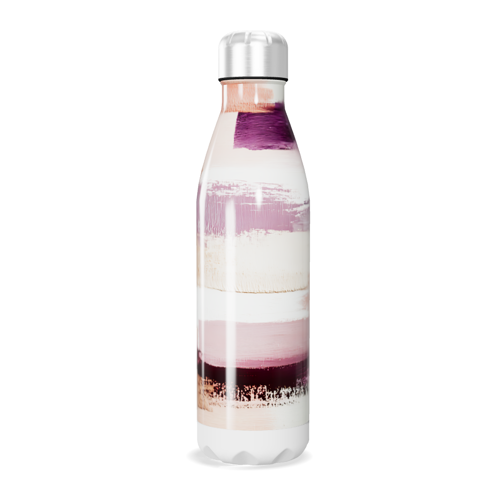 Garrafa Inox - Estampa Abstrata Colorida