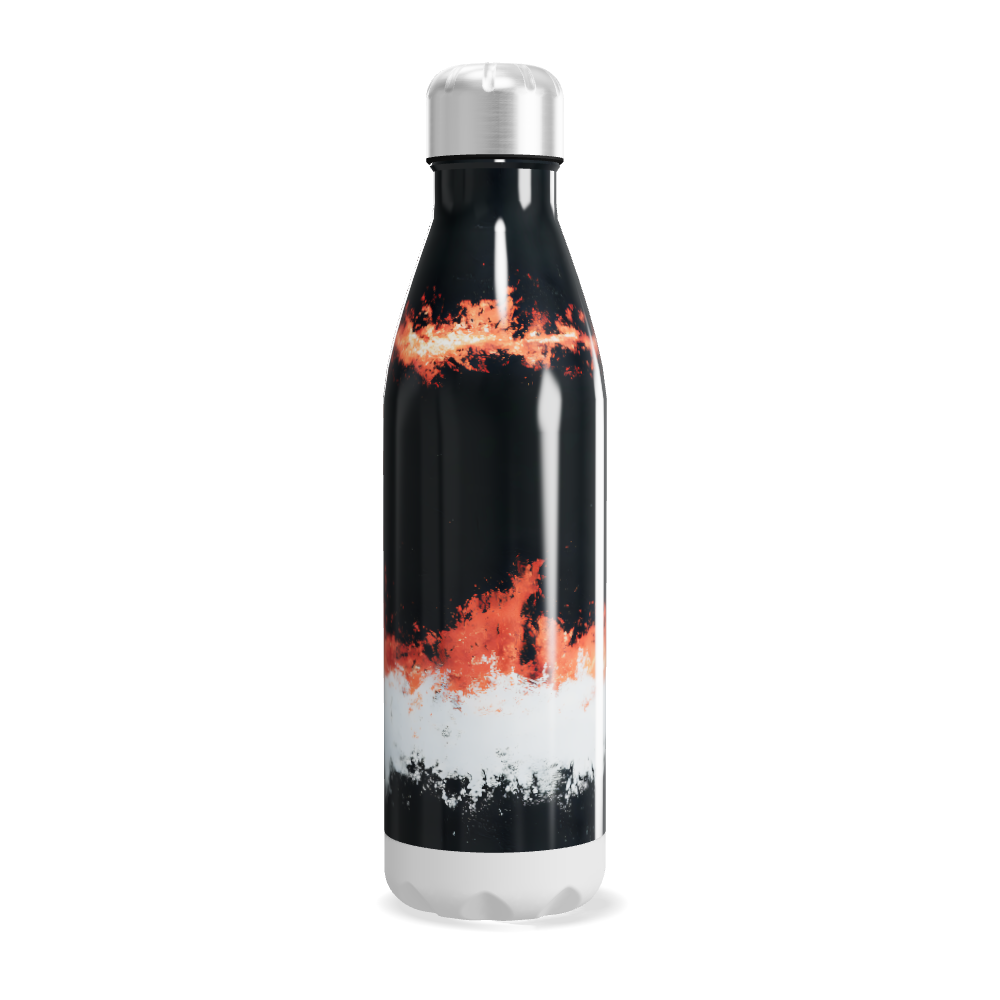 Garrafa Inox - Estampa Abstrata Colorida