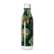 Garrafa Inox - Folhas Verde e Dourado