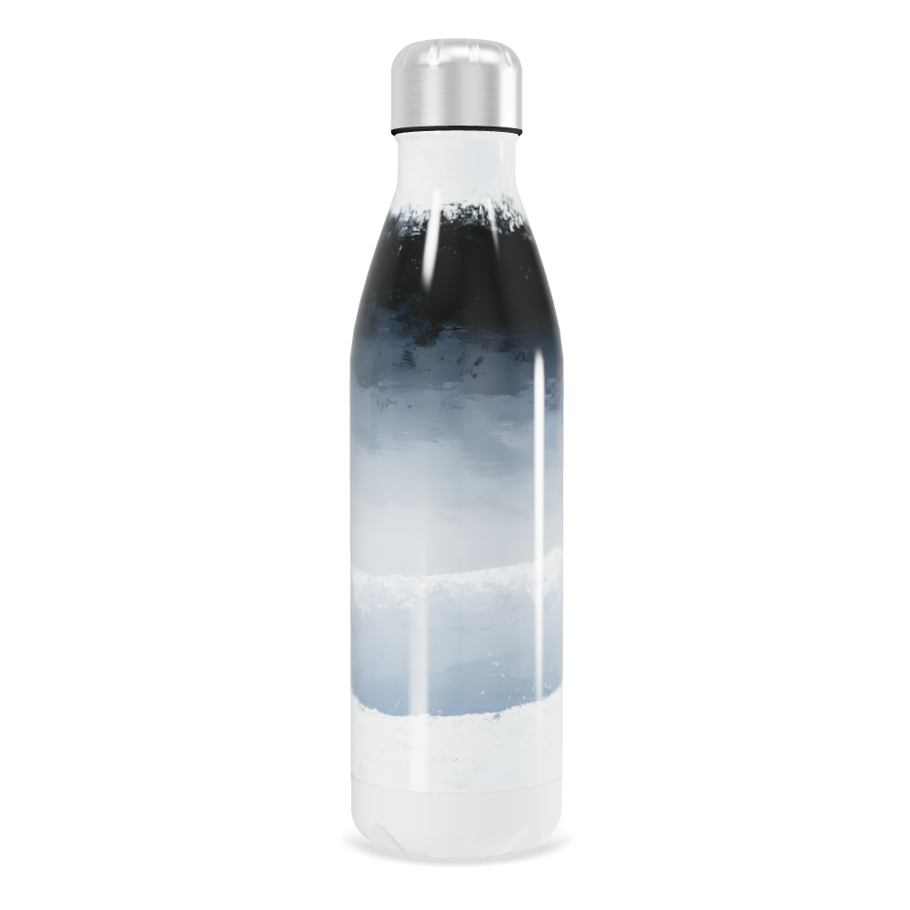 Garrafa Inox - Branco degradê