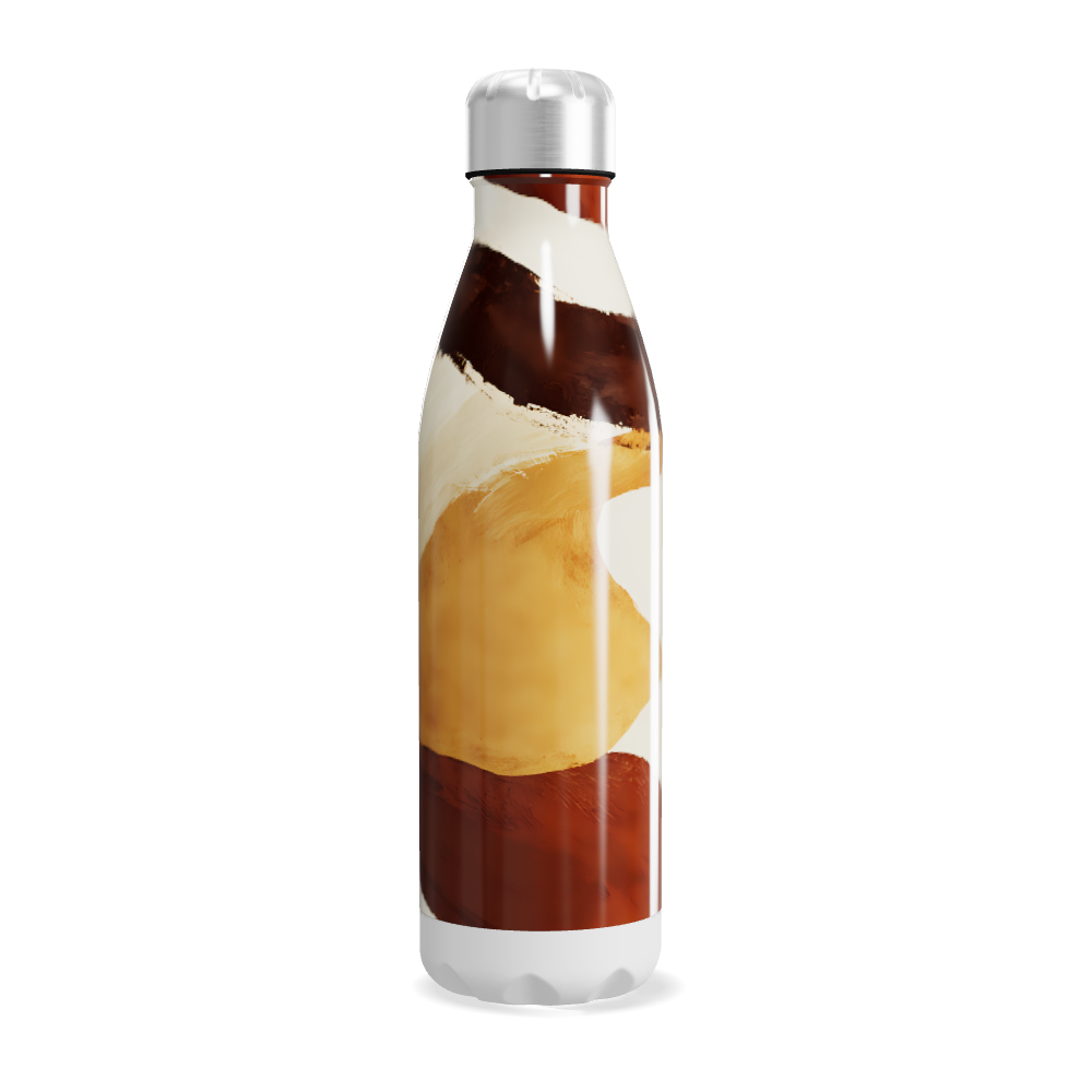 Garrafa Inox - Estampa Abstrata Colorida