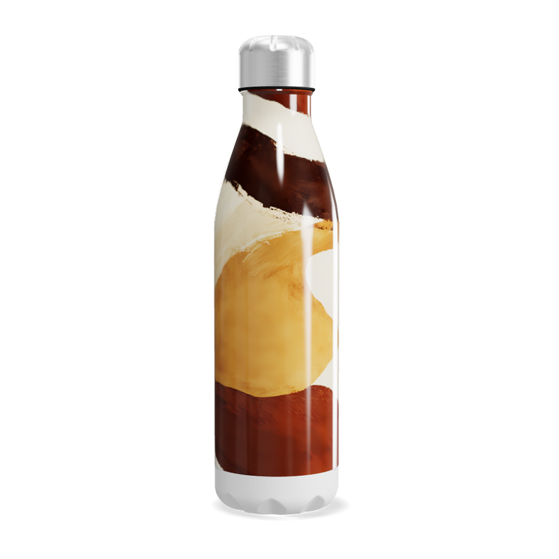 Garrafa Inox - Estampa Abstrata Colorida