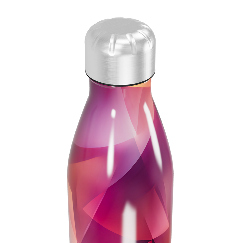 Garrafa Inox - Colorida com Estampa Geométrica