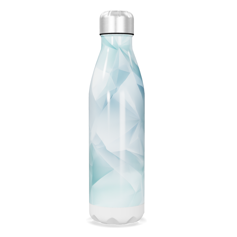 Garrafa Inox - Azul Geométrica 750ml