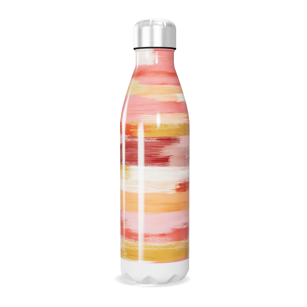 Garrafa Inox - Listras Coloridas 500ml