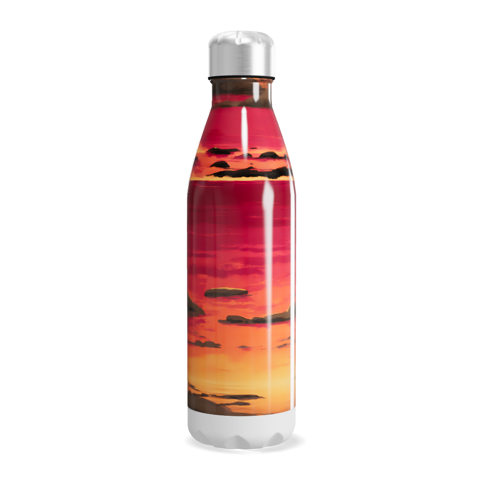 Garrafa Inox - Estampa Pôr do Sol