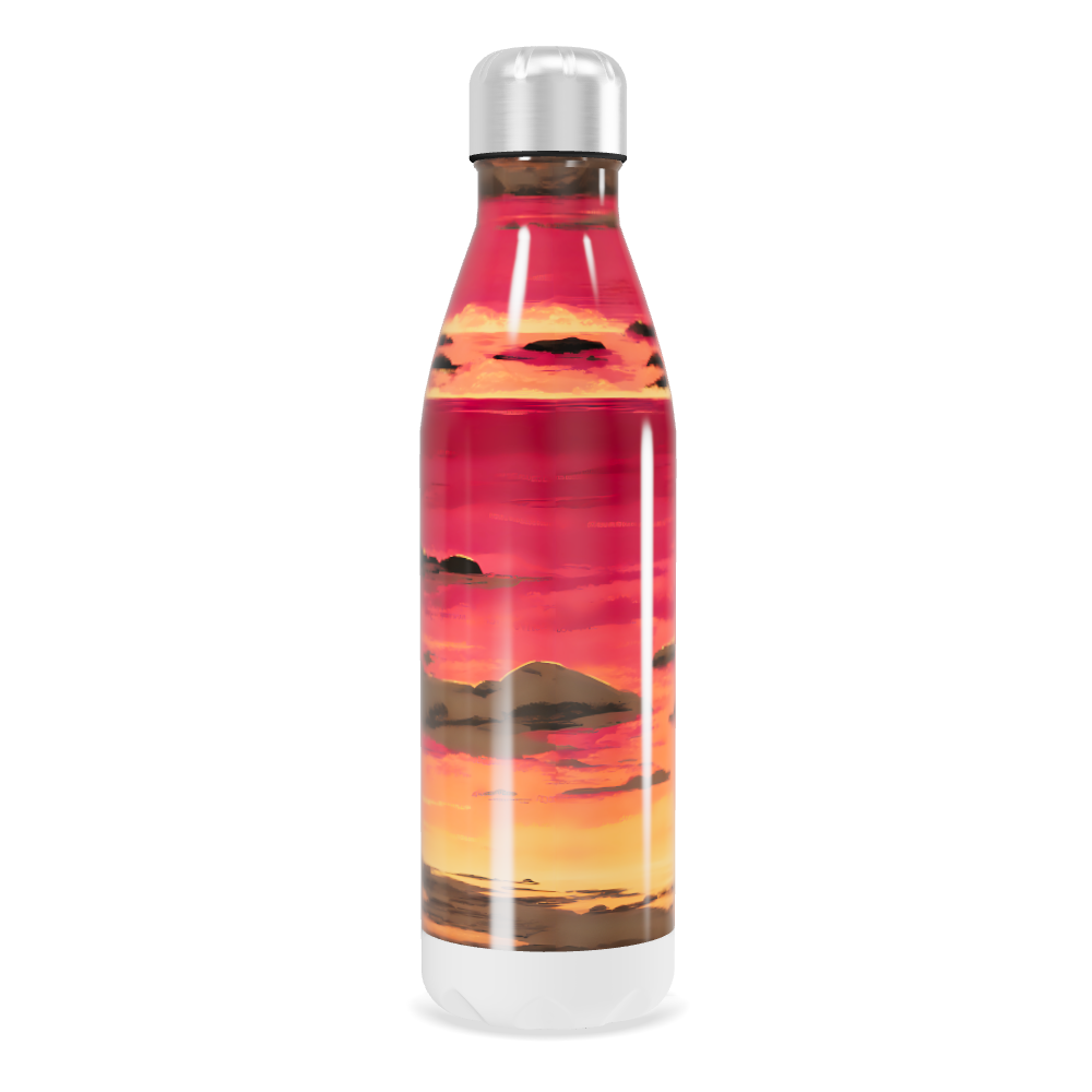 Garrafa Inox - Estampa Pôr do Sol