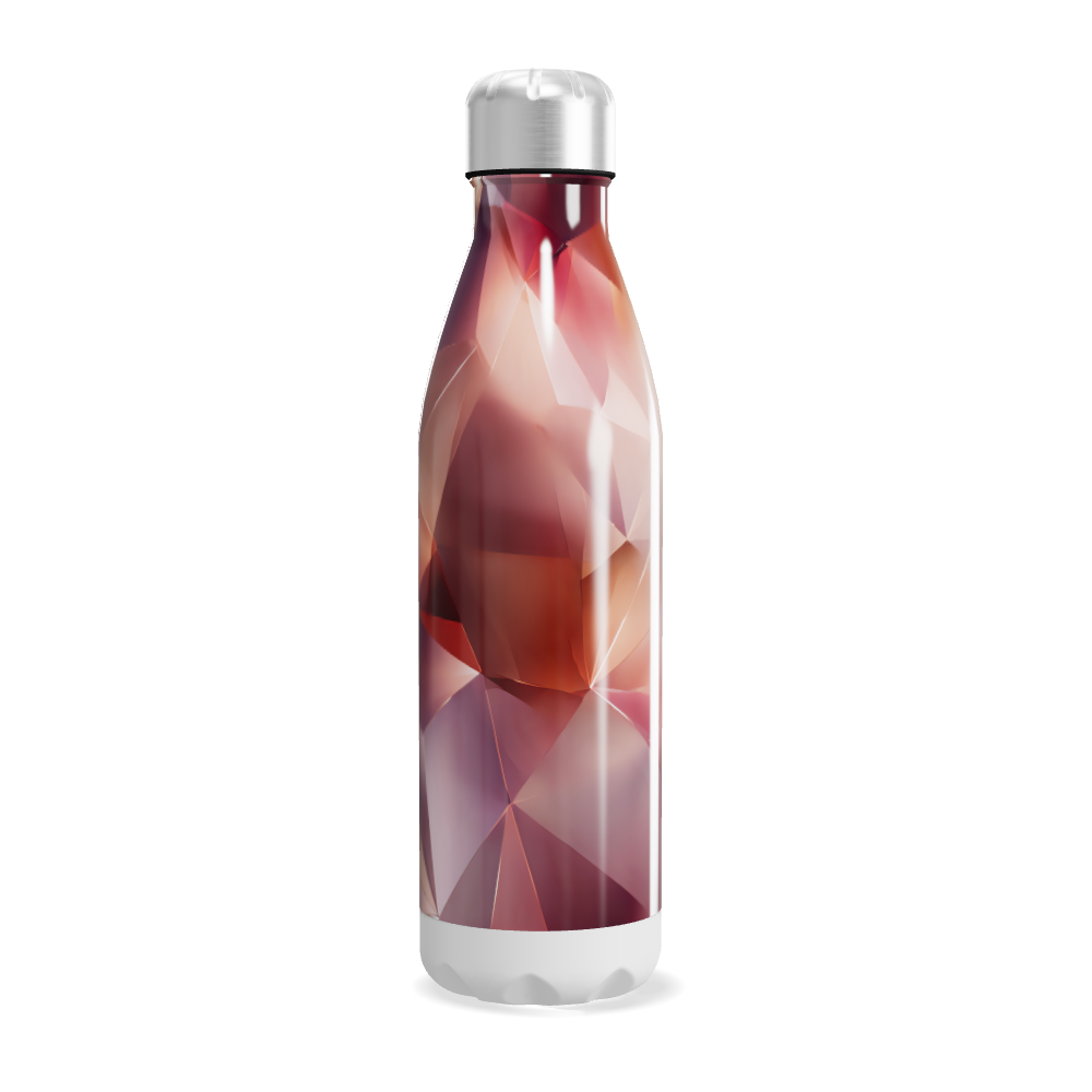 Garrafa Inox - Design geométrico colorido