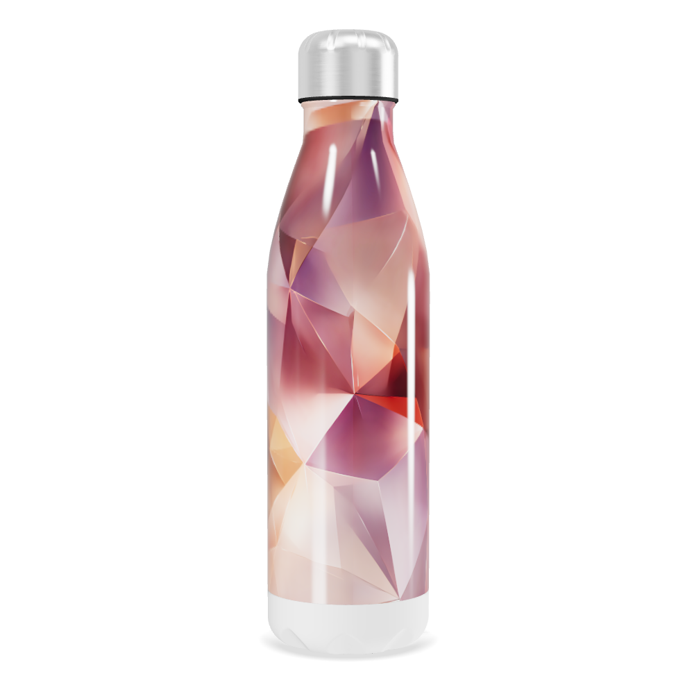Garrafa Inox - Design geométrico colorido