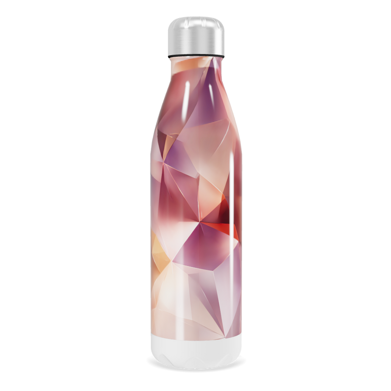 Garrafa Inox - Design geométrico colorido