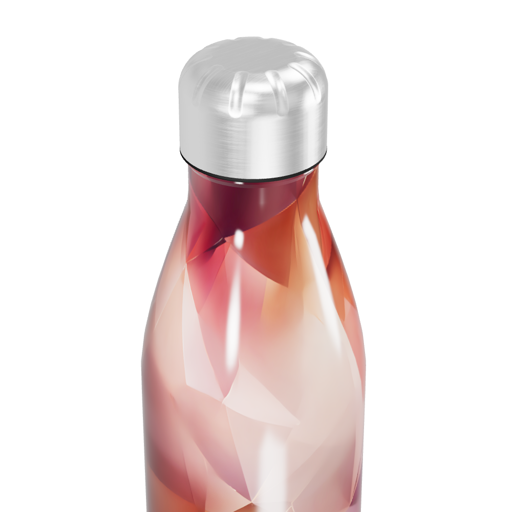 Garrafa Inox - Design geométrico colorido