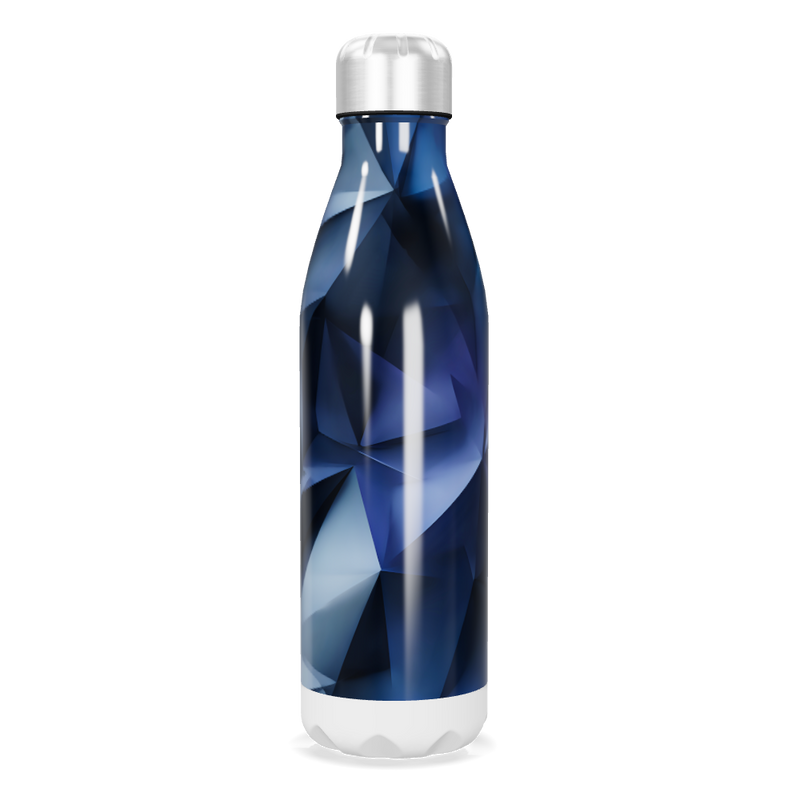 Garrafa Inox - Azul Geométrica 750ml