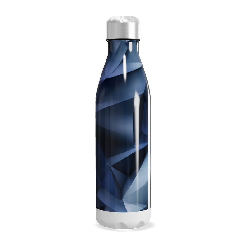 Garrafa Inox - Azul Geométrica 750ml