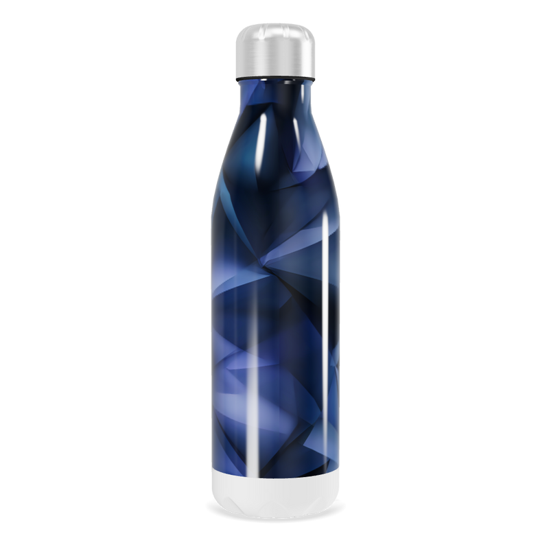 Garrafa Inox - Azul Geométrica 750ml