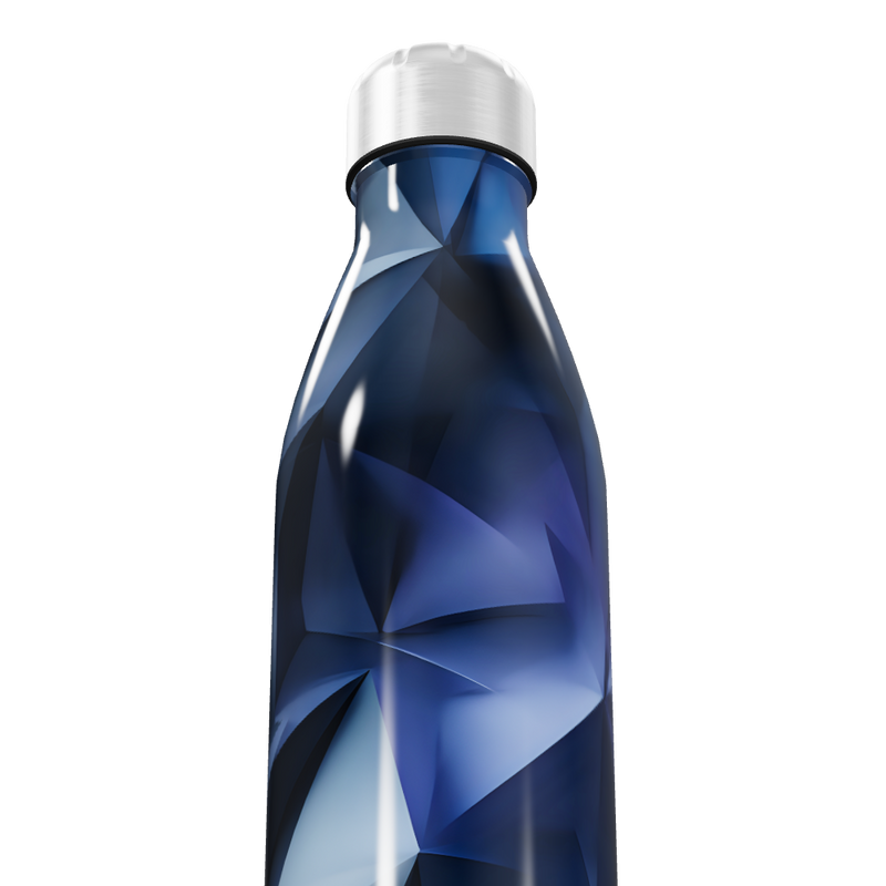 Garrafa Inox - Azul Geométrica 750ml