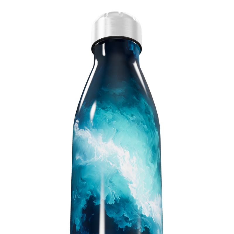 Garrafa Inox - Estampada Azul