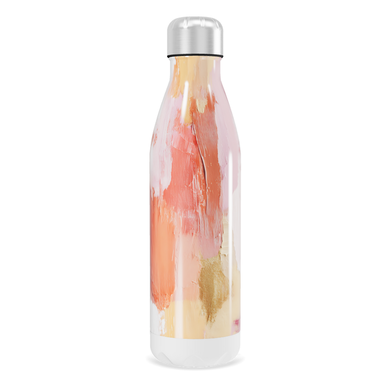 Garrafa Inox - Estampa Abstrata Colorida