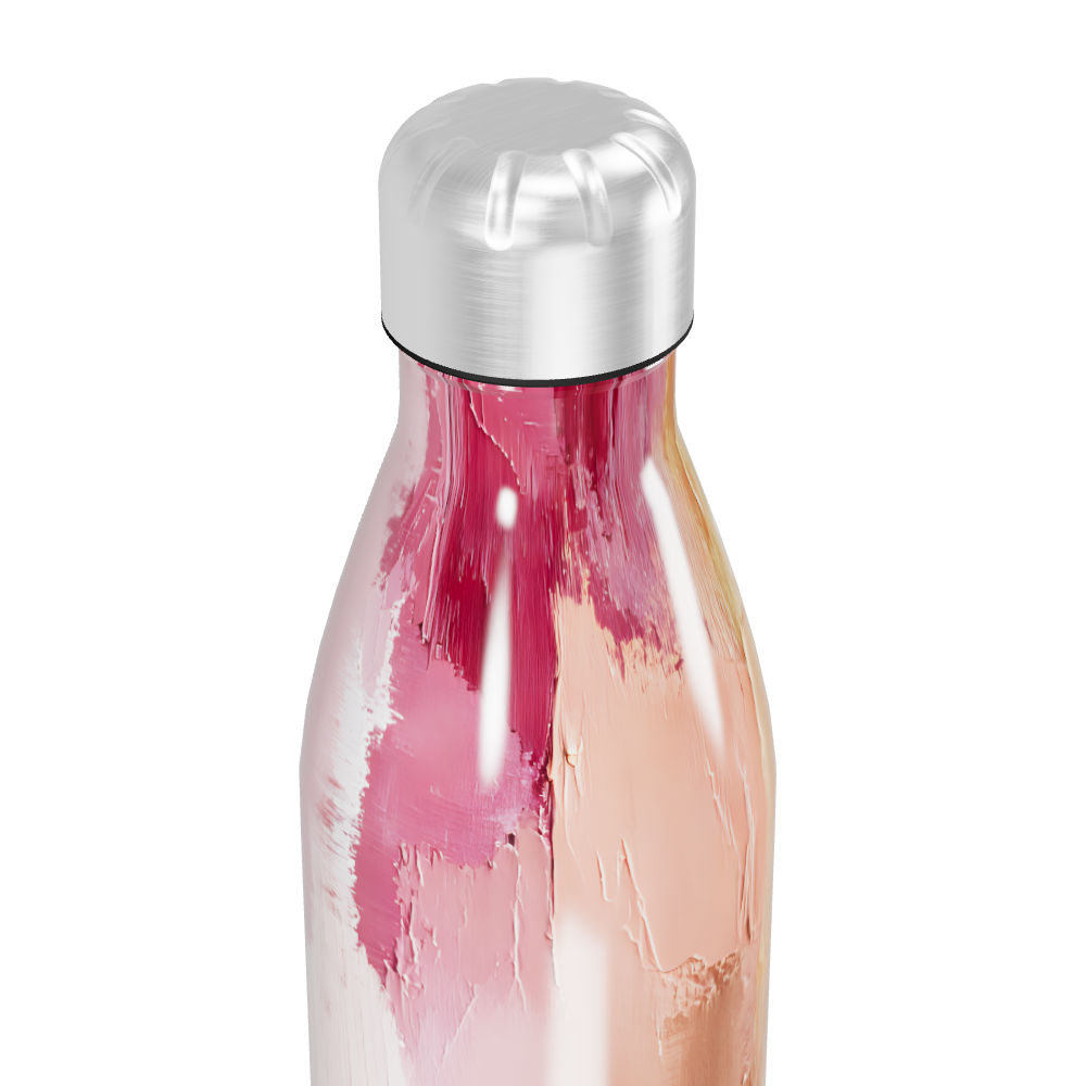 Garrafa Inox - Estampa Abstrata Colorida